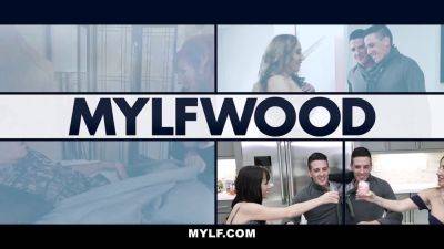 Watch MyLF, the busty MILF, dominate and pleasure a big dicked mannequin in HD - sexu.com